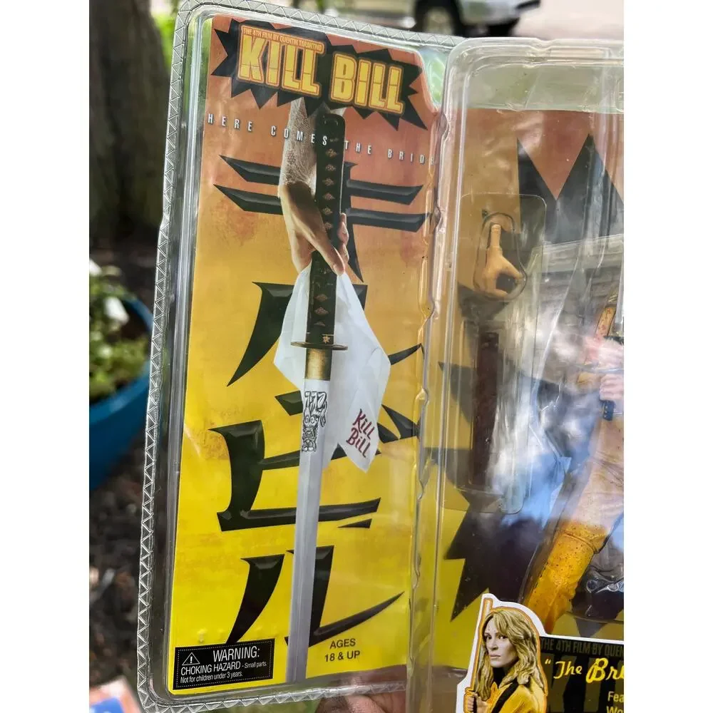 NECA Kill Bill The Bride Series 1 Action Figure 2004 MOC Uma Thurman Tarantino